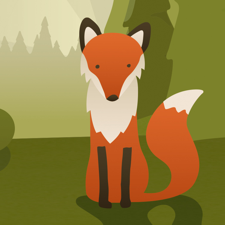 Fuchs aus dem Wald der Wünsche